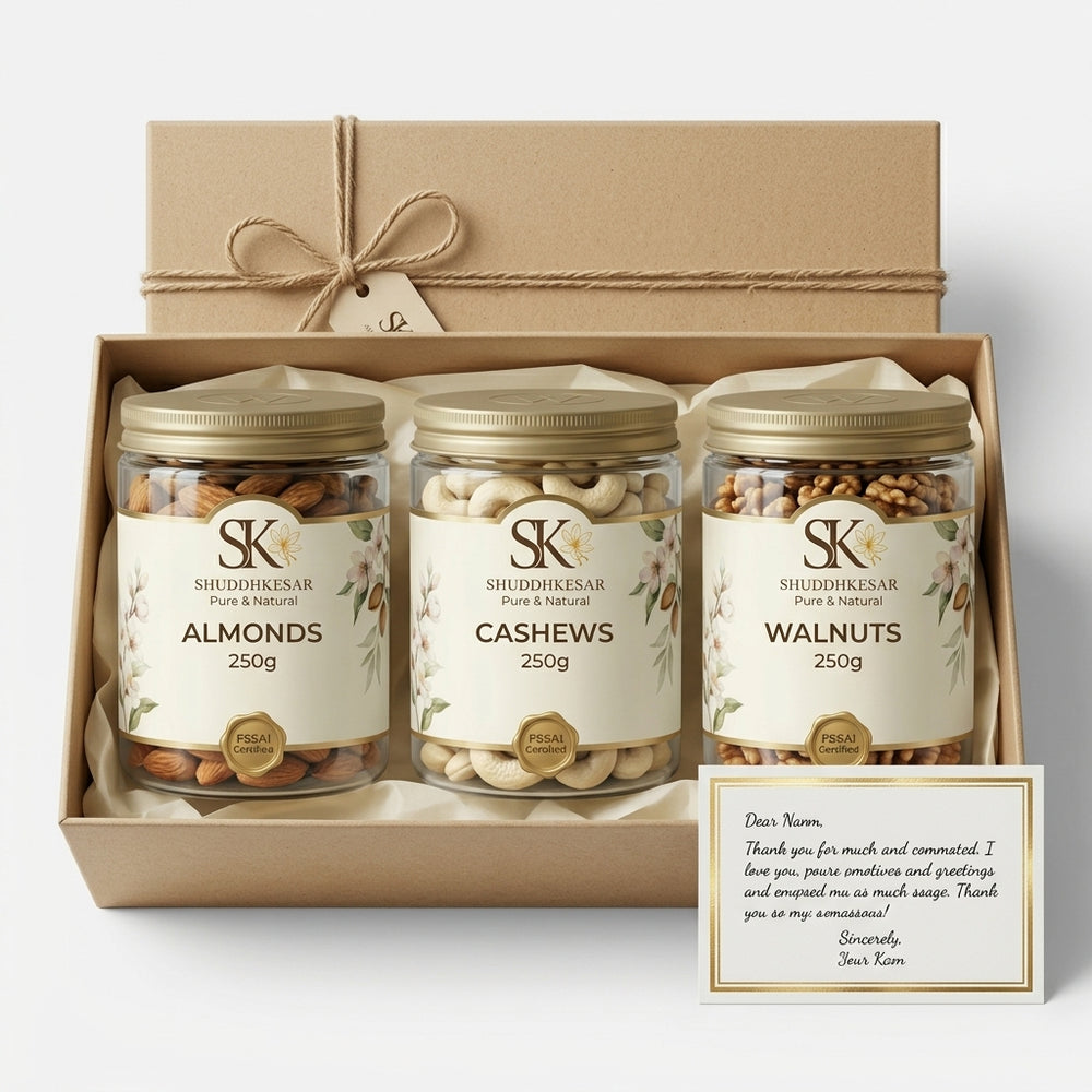 Classic Gift Box — 3 Premium Dry Fruits