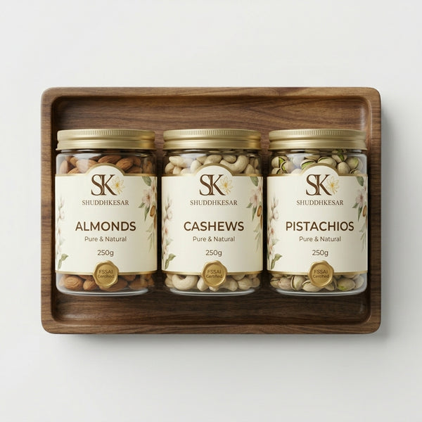 Nut Lovers Trio — Almonds, Cashews & Pistachios