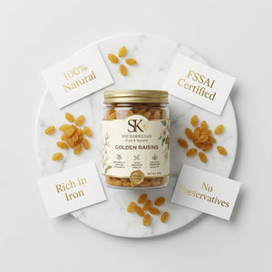 Shuddhkesar Afghan Golden Raisins (Kishmish)